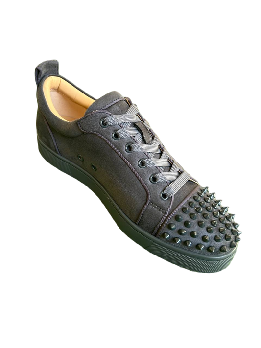 Louboutin Gray Velour