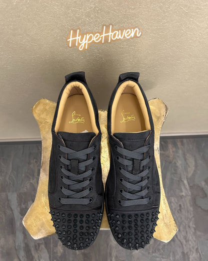 Louboutin Gray Velour