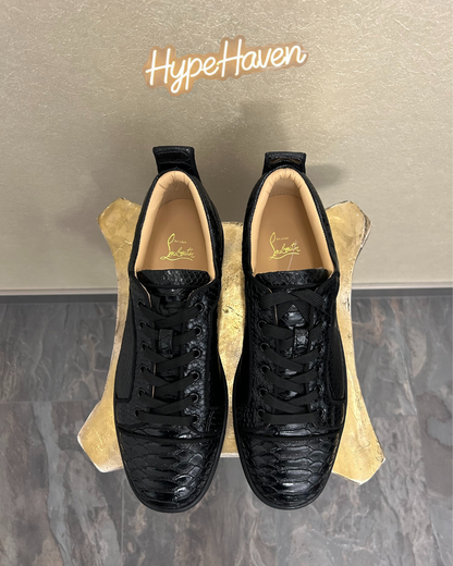 Louboutin Black Python